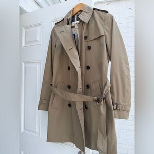 Burberry Tan Trench Coat